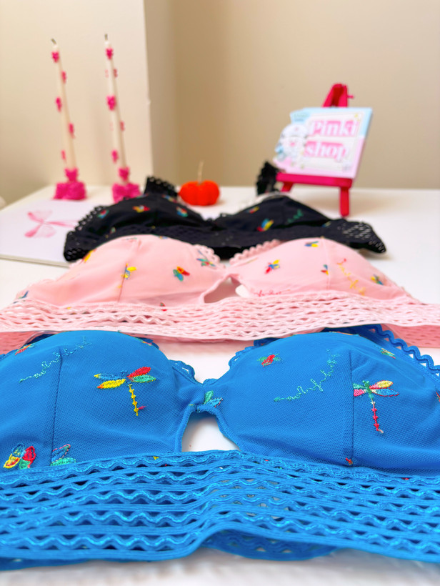 نیمتنه مشکی تور پد دار