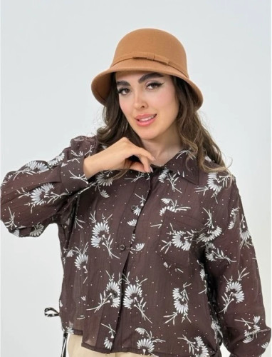 شومیز مجلسی زنانه جنس شیشه ای وارداتی