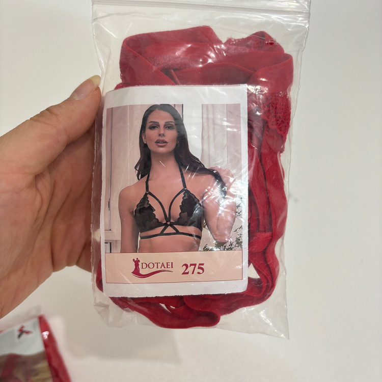 ست لباس خواب فانتزی سوتین و شورت تور